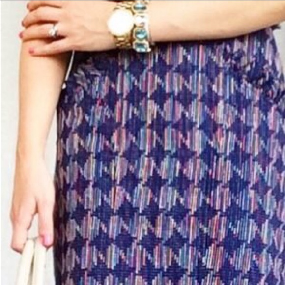 ❌sold❌ Eva Franco Rainbow Ruffle Pencil Skirt - Picture 3 of 8